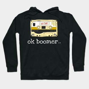 Ok Boomer Music Tape Hoodie